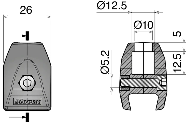 Креслення Тримач 32401 (N04)